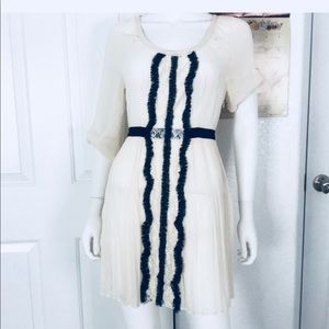Free People black and White Vintage Dress, Size 2